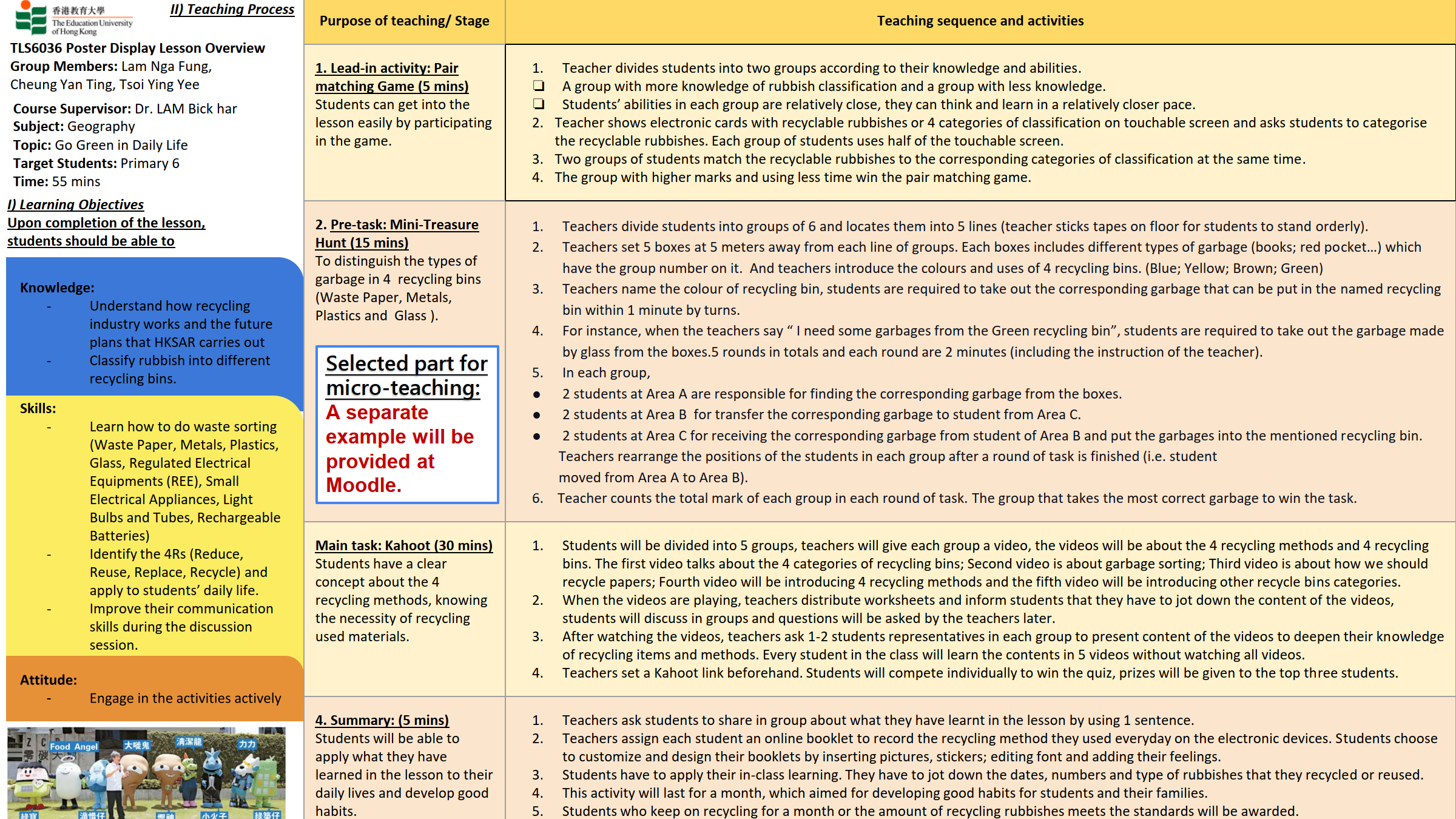 Poster Sample for GEOG